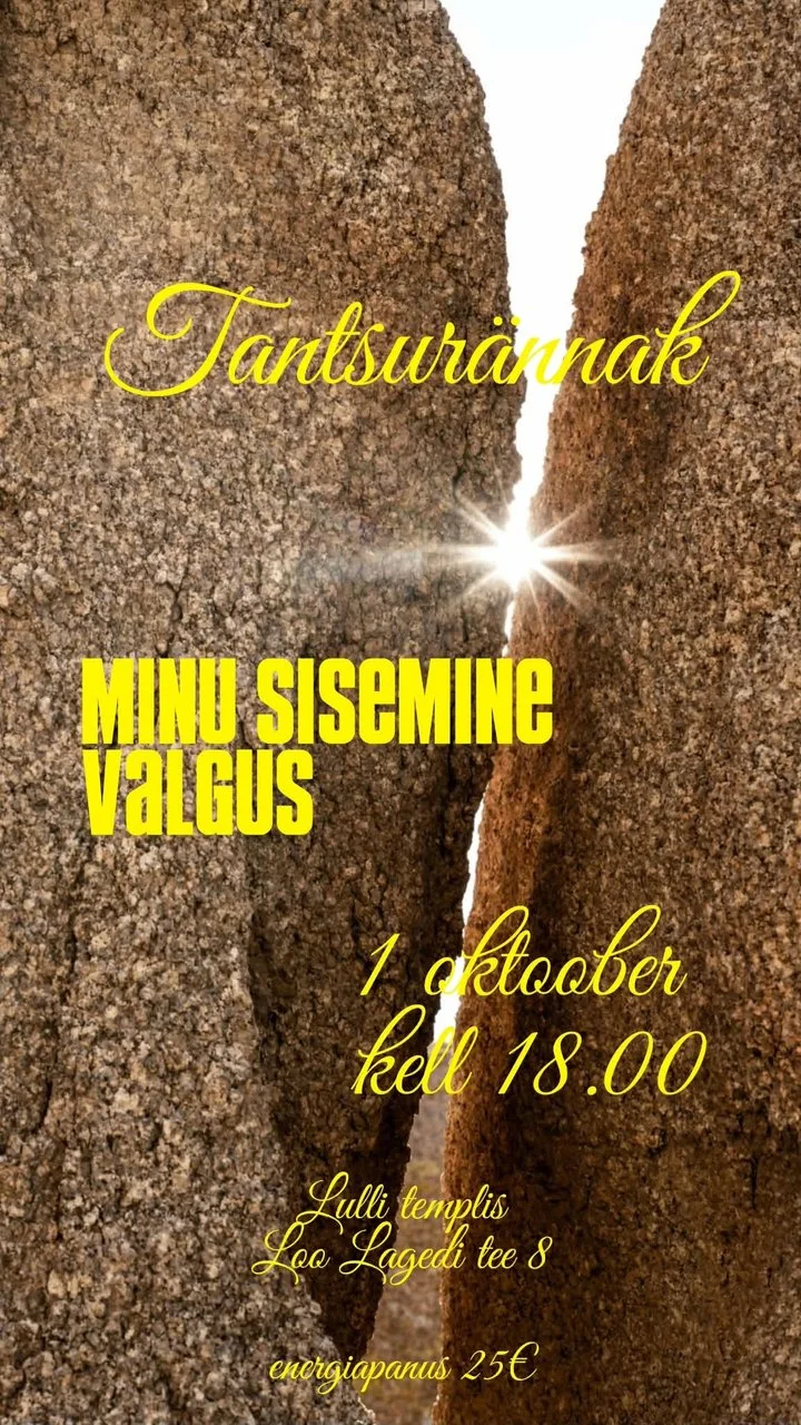 Tantsurännak: Sinu sisemine valgus